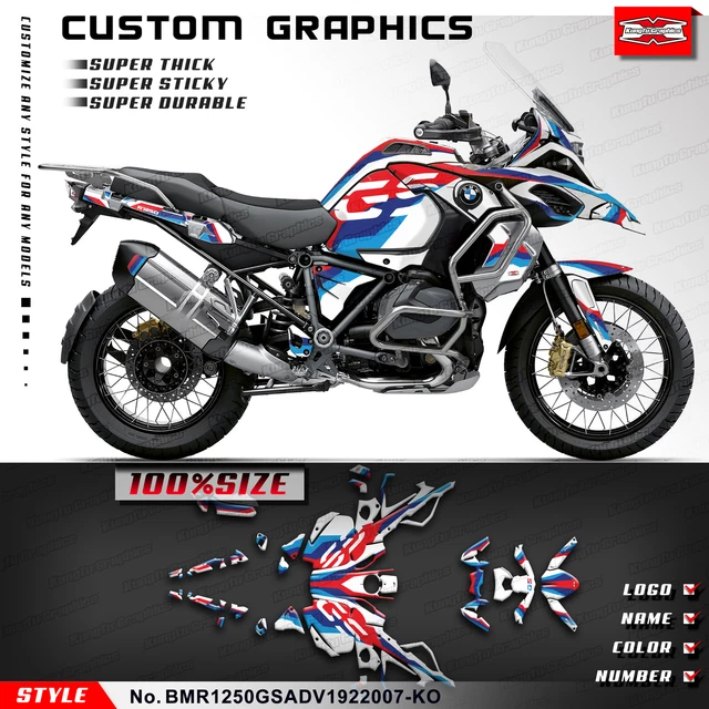 MOTORCYCLE VINYL STICKER Decal Kit for BMW R1250GS Adventure 2019 2020 ...