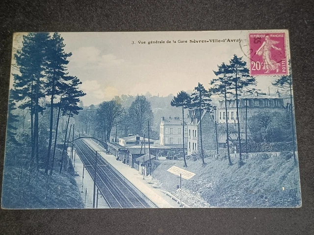 CPA - 92 Vue Générale de la Gare Sèvres-Ville-d'Avray
