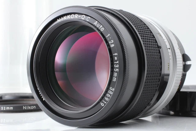 【 Near MINT in Case 】 Nikon NIKKOR-Q.C Auto 135mm f2.8 Non-Ai MF Lens From JAPAN