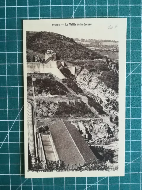 Xf111 CPA Circa 1920 Valley Of La Hollow - Dam D'Éguzan View Overhead