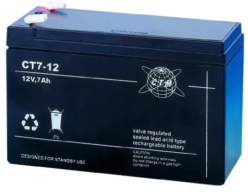 CTM wartungsfreie AGM Batterie - Bleiakku CTL70-12 12 Volt 70 Ah