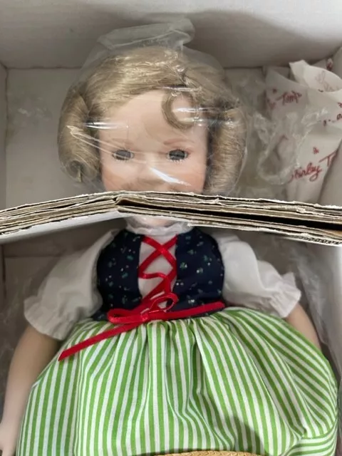 💎NIB Danbury Mint- Shirley Temple "Heidi" Doll of the Silver Screen 💎