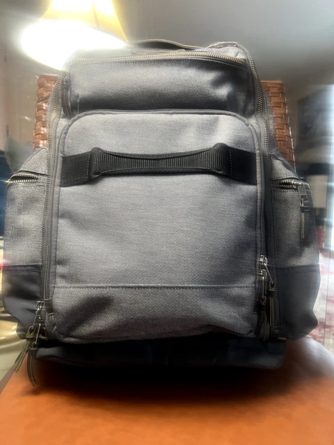Tumi Alpha  Laptop Backpack Gray Excellent Pre Owned