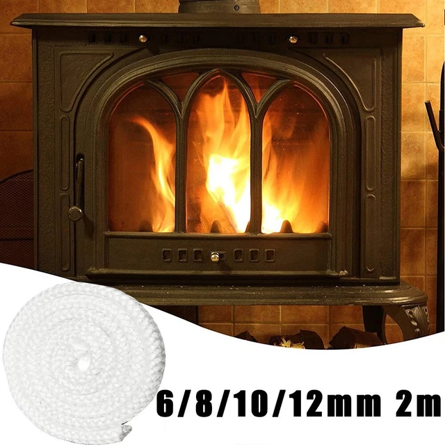 GLASS FIBER STOVE / Fire Rope Wood Stove 2 Meters Long Log Stove Door