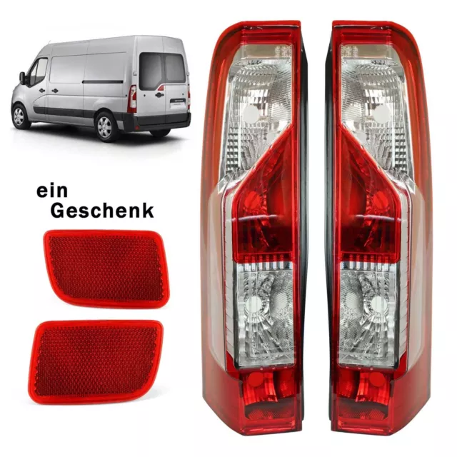 Satz Rückleuchte Für Nissan NV400 + Ein GESCHENK Reflektor 2010+ Links+Rechts