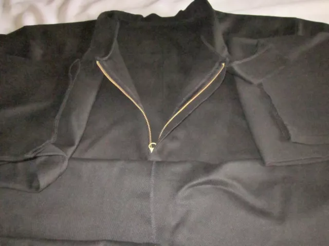 NEW, MENS HEAVY Black Denim Overalls Coveralls Workwear Jumpsuit ...