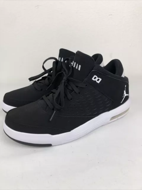 Nike Men's Jordan Flight Origin 4 Black White Basketball Shoes Sneakers Trainers