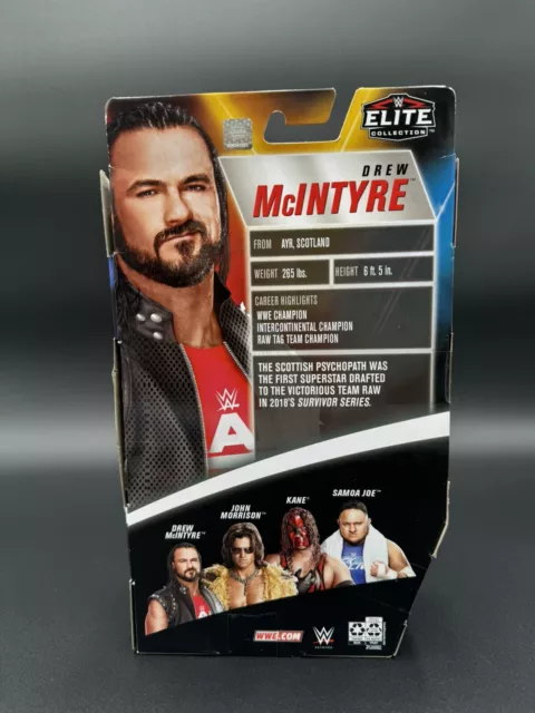 Elite Drew McIntyre Survivor Series *(Open box, Missing Shirt)* Mint Figure. 2