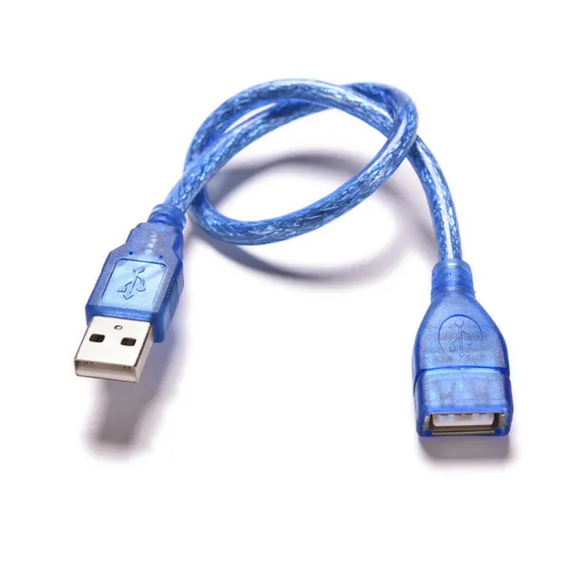 Excellent Short USB 2.0 Type A Female To Male Extension Extender Cable Cord> QO 2