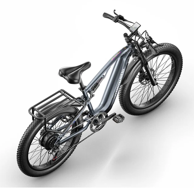 26 FULL SUSPENSION Electric Bikes BAFANG 1000 W E Mountain Bike