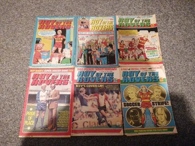 Roy Of The Rovers 25 Issues From July To Dec 1981, Gd+ Roy Race Shot Issue