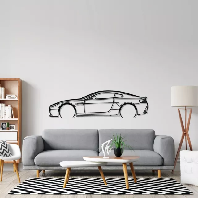 Wall Art Home Decor 3D Acrylic Metal Car Auto Poster USA Aston Martin Vantage