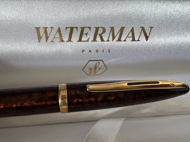 Stylo Roller Waterman Preface Laqué Marbré - Acier - Comme Neuf, Jamais Utilisé - Avec Recharge