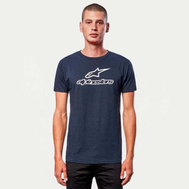 Alpinestars Men's MX Casuals Wordmark Combo Tee T-Shirt (Navy/White)