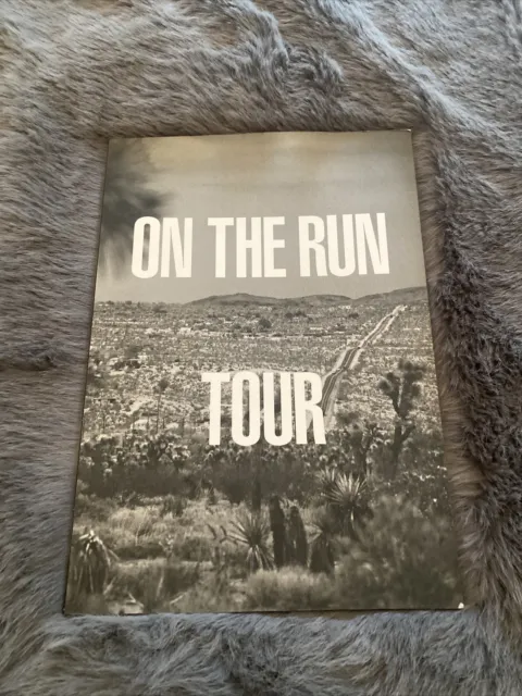 Beyonce Jay z on the run tour 2014 program book