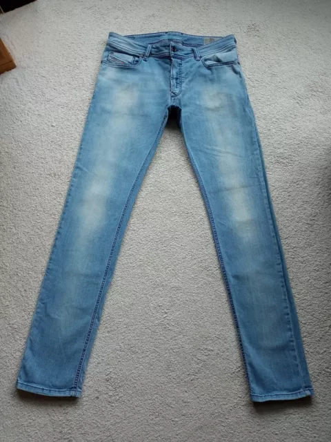 kussen revolutie aanvulling MENS DIESEL SLEENKER 0673E Stretch Slim-Skinny Blue Jeans W31 L32 £39.99 -  PicClick UK