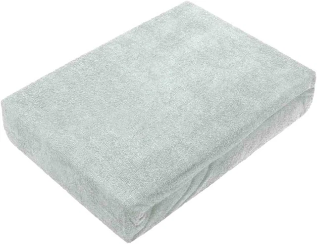 Lenzuolo Con Angoli in Spugna, 90-100 X 200 Cm, Colore: Argento