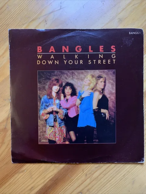 7" Vinyl Record, Bangles - Walking Down Your Street