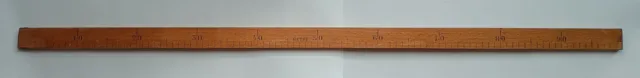 Regle Ancienne En Bois 1 Metre / Vintage 1 Meter Wooden Rule