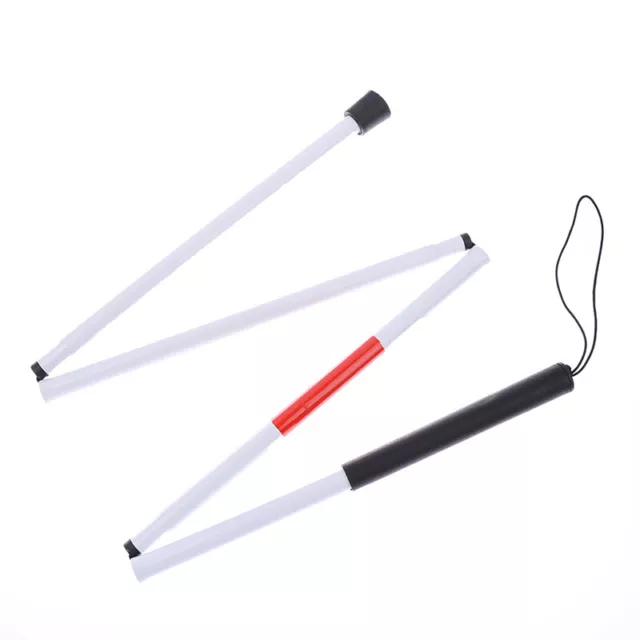 1Pcs Visually Impaired Crutch Cane Blind Walking Stick Walker Aluminium FolP2 3