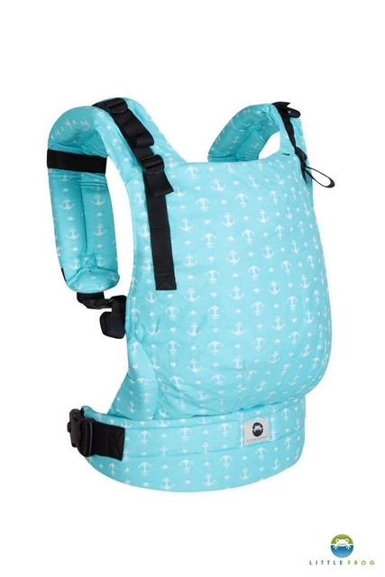 Little Frog ergonomique  Toddler Porte-bébé -   Turquoise Anchors