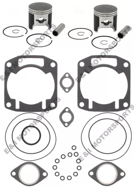 Arctic Cat EXT Special 550 SPI Pistons Top End Gasket Kit Std 73.40mm 1991 1992