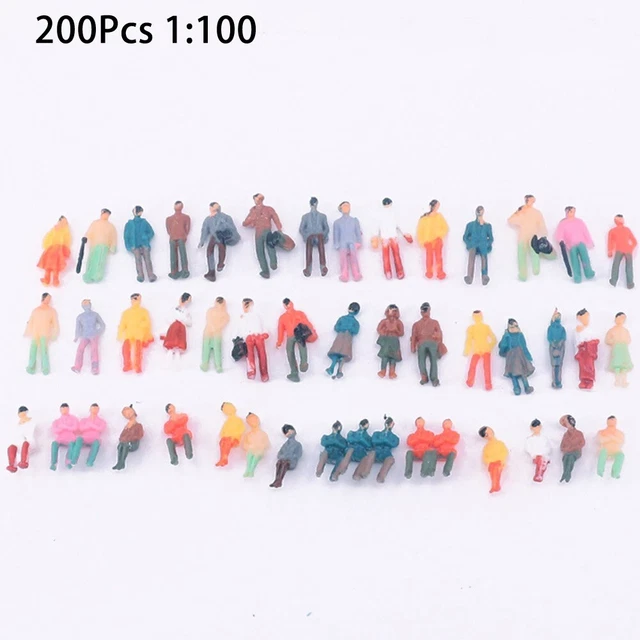 PYNQ – Lot De 200 Figurines Passagers échelle 1:200 – Pour Vos Dioramas Et Maquettes