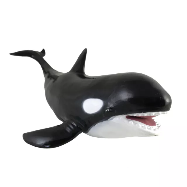 Soft Stuffed Rubber Blackfish Sea Animal Ocean Life Gift for Boys Girls Kids 16"