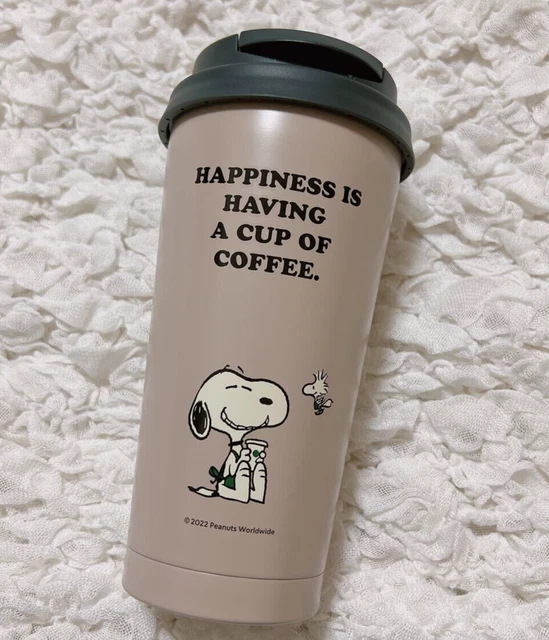 STARBUCKS JAPAN PEANUTS Snoopy 2022 tumbler travel mug with lid 473ml