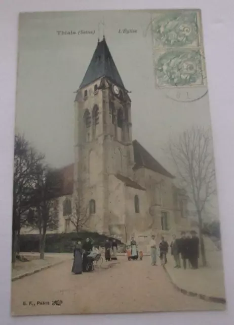 Cpa Val De Marne 92 Thiais L'eglise