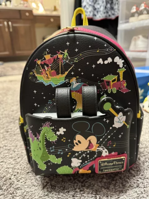 Disney Parks Loungefly Main Street Electrical Parade MSEP Mini Backpack bag NWT