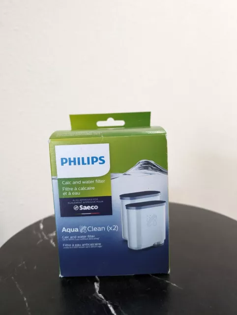 2 FILTRI ACQUA Philips CA6903/10 CA6903/00 Aqua Clean filtro calce Saeco  Philips EUR 23,95 - PicClick IT