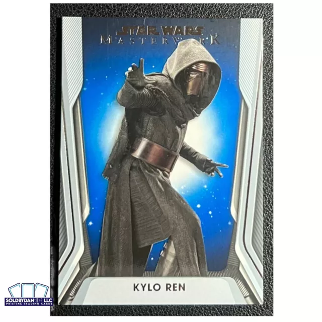 2021 Topps Star Wars Masterwork Blue Parallel Base Card #64 Kylo Ren