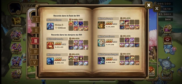 compte summoners war europe Giana late game 3