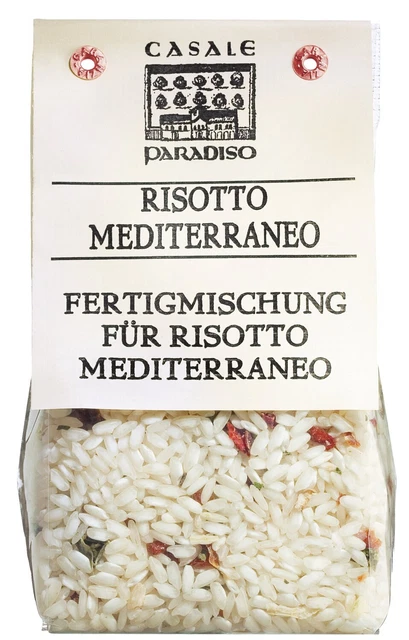 Casale Paradiso Risotto Mediterraneo mit Kräutern und Gemüse Fertigmischung 300g