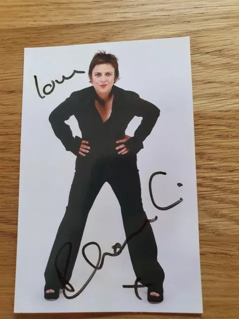 RHONA CAMERON undedicated Autograph Signature Scottish Comedian 6"x4" photo