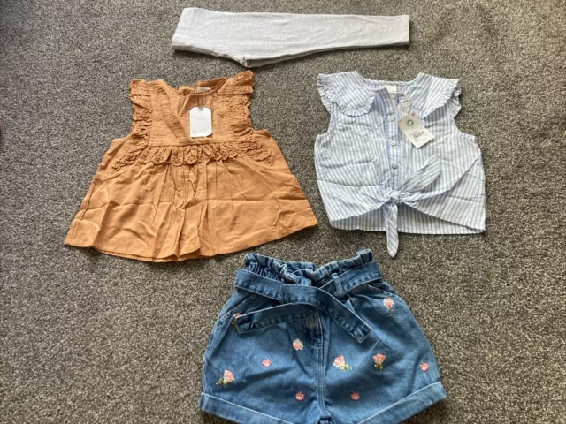 NEXT Cute Summer girls Tops/shorts/leggings Age 4-5yrs BNWT