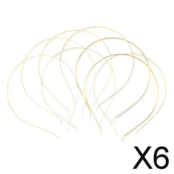 6X 10x plain metall stirnband haarband rahmen haarband zubehör diy handwerk