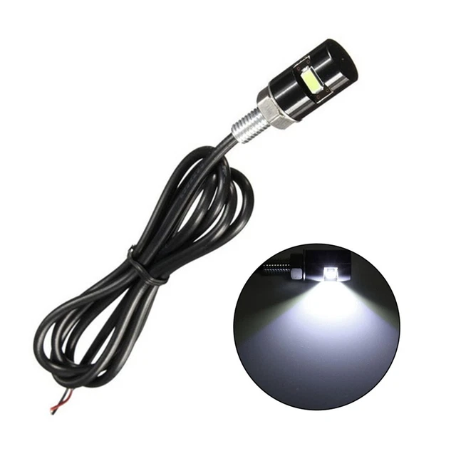 Alchemy Parts - Feux De Plaque D’Immatriculation Moto - LED Chrome - Par Paire