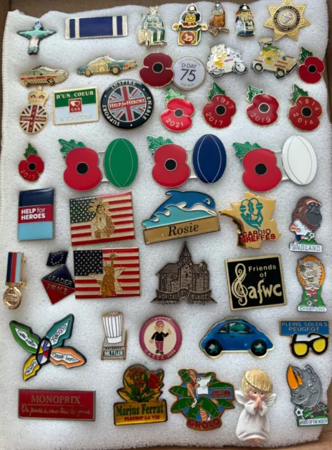 45 Police  Military Collectable Pin Badges Free P & P UK NO Offers