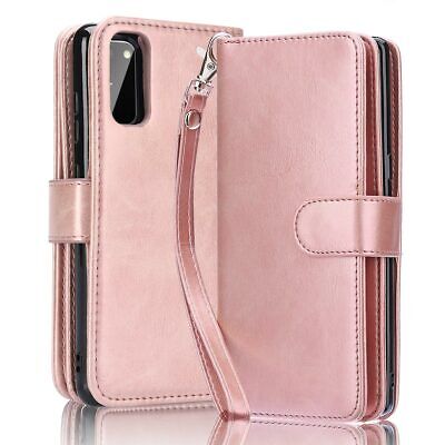 Case For Samsung Galaxy S9 S10 e S20 Plus Note 8 Leather Wallet Book Phone Cover