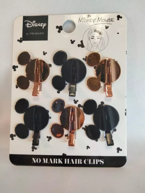 Disney Topolino set clip per capelli donna ragazze senza segno clip oro nero fibbia 2