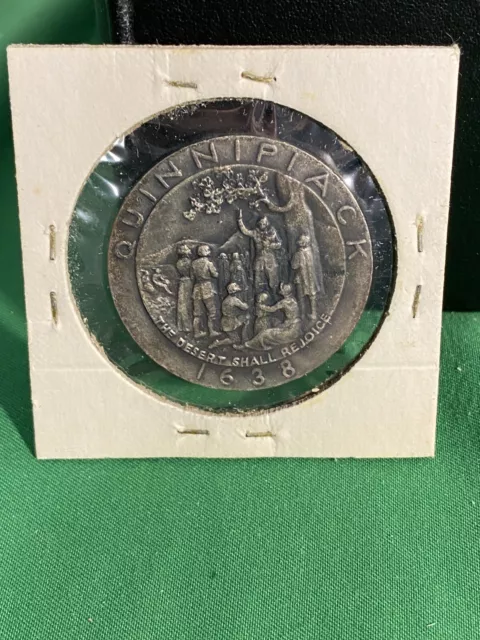 1938 New Haven CT Quinnipiack 300th Anniversary copper/silver/zync  Medal