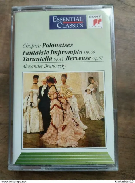Alexander Brailowsky - Chopin Polonaises Fantaisie Impromptu/ Cassette Audio-K7