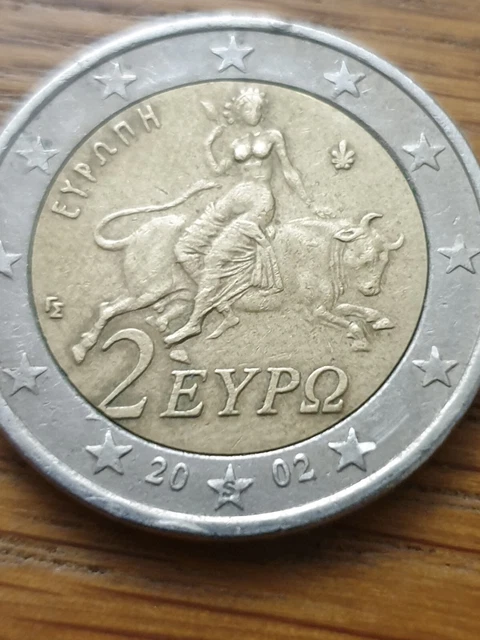 2 EURO MÜNZE Griechenland 2002 mit einem "S" im unterem Stern EUR 400