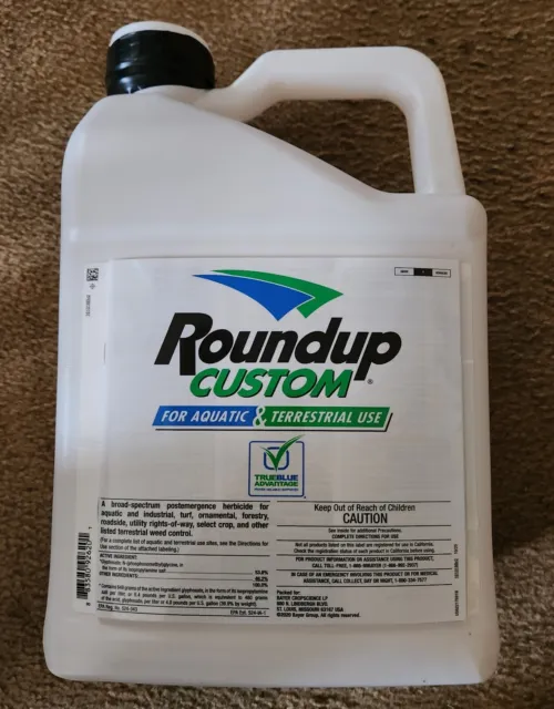 Roundup Custom for Aquatic & Terrestrial Use Size: 2.5 Gallons
