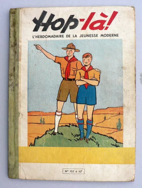HOP-LA ! Album éditeur des n°105 à 117. 1939/40. BE