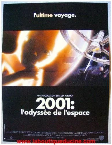 2001 A SPACE ODYSSEY Affiche Cinéma Originale 53x40 Movie Poster STANLEY KUBRICK