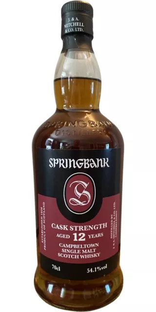 SPRINGBANK 12 yo Cask Strength (2023) 54,1%vol.