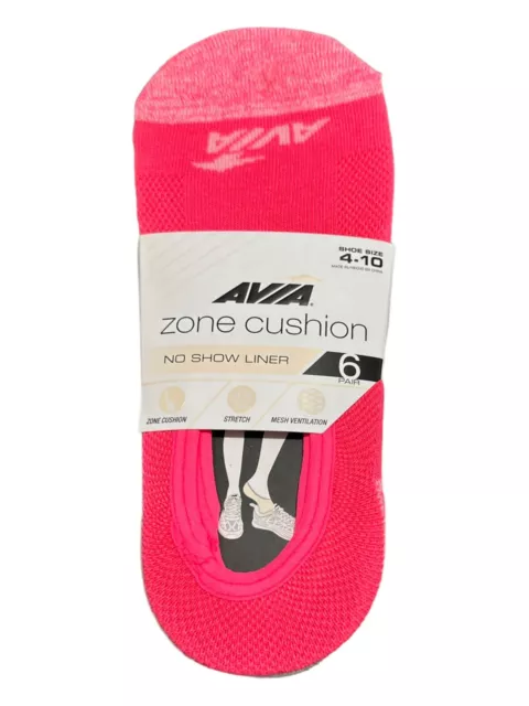 WOMENS LADIES AVIA 10 Pack Black No Show Liner Socks Size 4-9 NEW $19.99 -  PicClick
